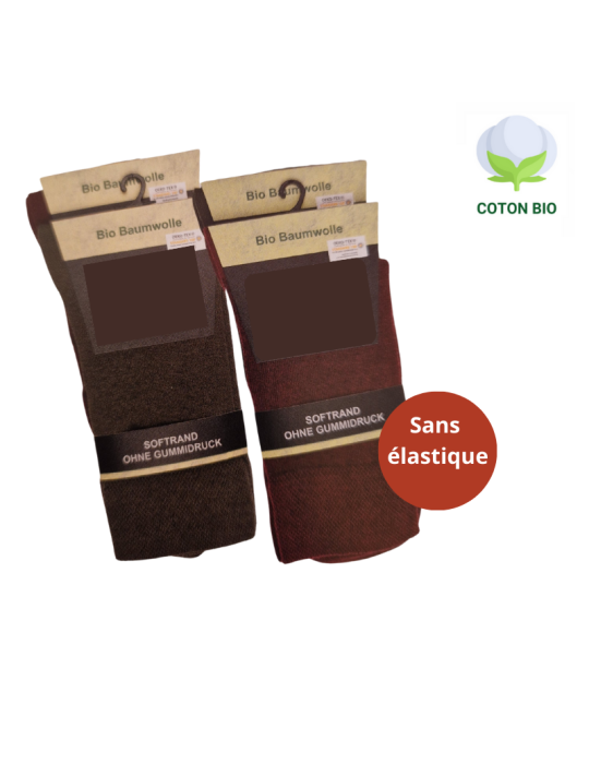 2 paires de chaussettes spéciales diabétiques