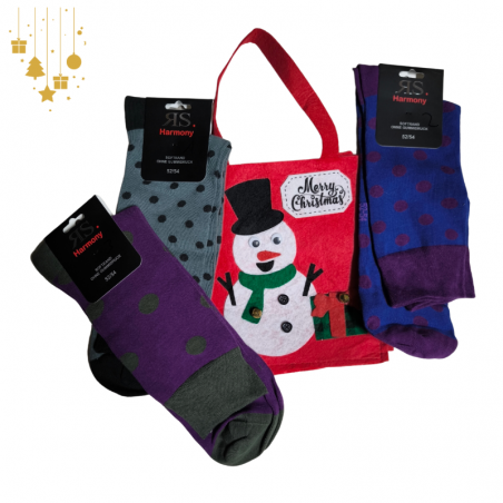 Chaussette avec semelle anti-dérapante