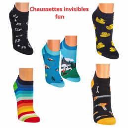 Chaussettes invisibles fun...
