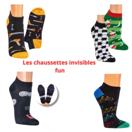 Chaussettes invisibles fun...