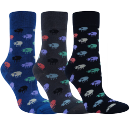 Chaussettes en bambou sans élastique - Lot de 3 paires 2