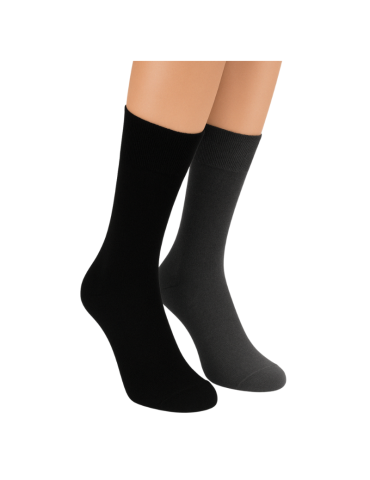 Chaussettes sans élastique grandes tailles - Lot de 2 paires 2