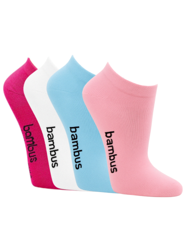 Chaussettes invisibles en bambou femme