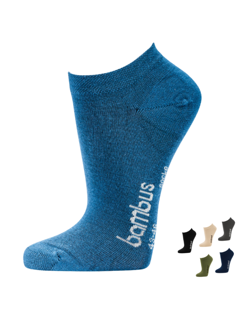 Chaussettes invisibles en bambou homme