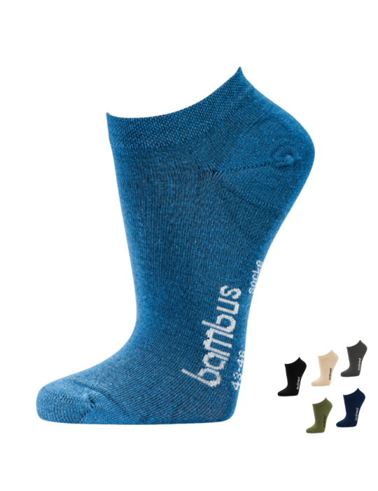 Chaussettes invisibles en bambou homme