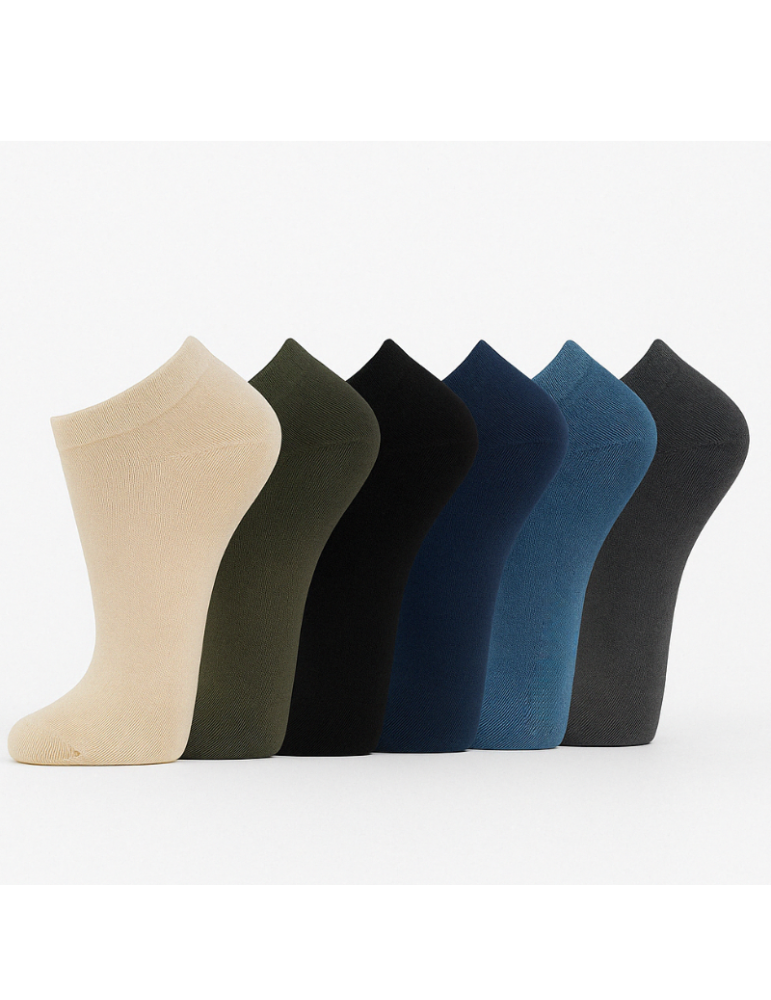 Chaussettes invisibles en bambou homme