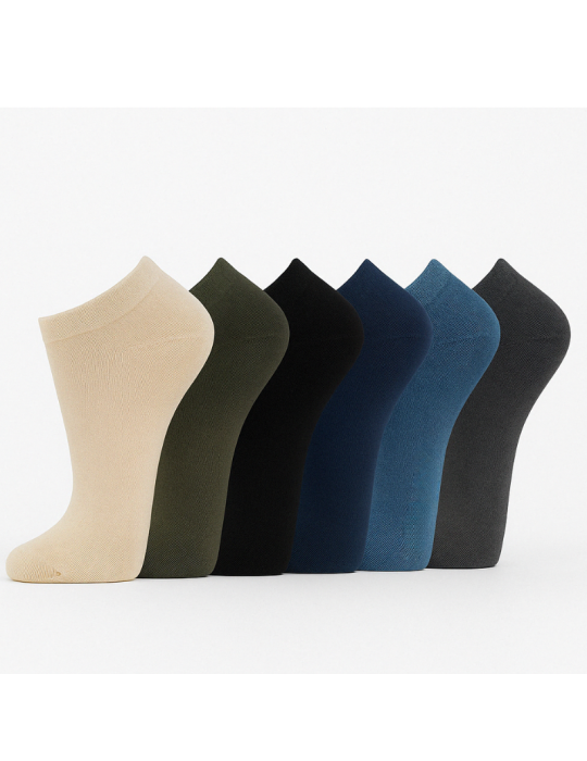 Chaussettes invisibles en bambou homme