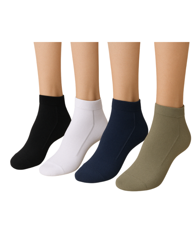 Chaussettes invisibles en bambou - Lot de 3 paires