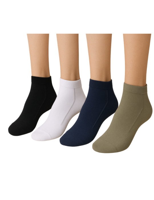 Chaussettes invisibles en bambou - Lot de 3 paires