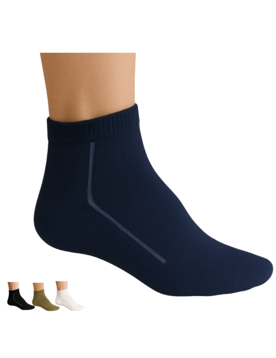 Chaussettes invisibles en bambou - Lot de 3 paires Chaussettes invisibles en bambou - Lot de 3 paires