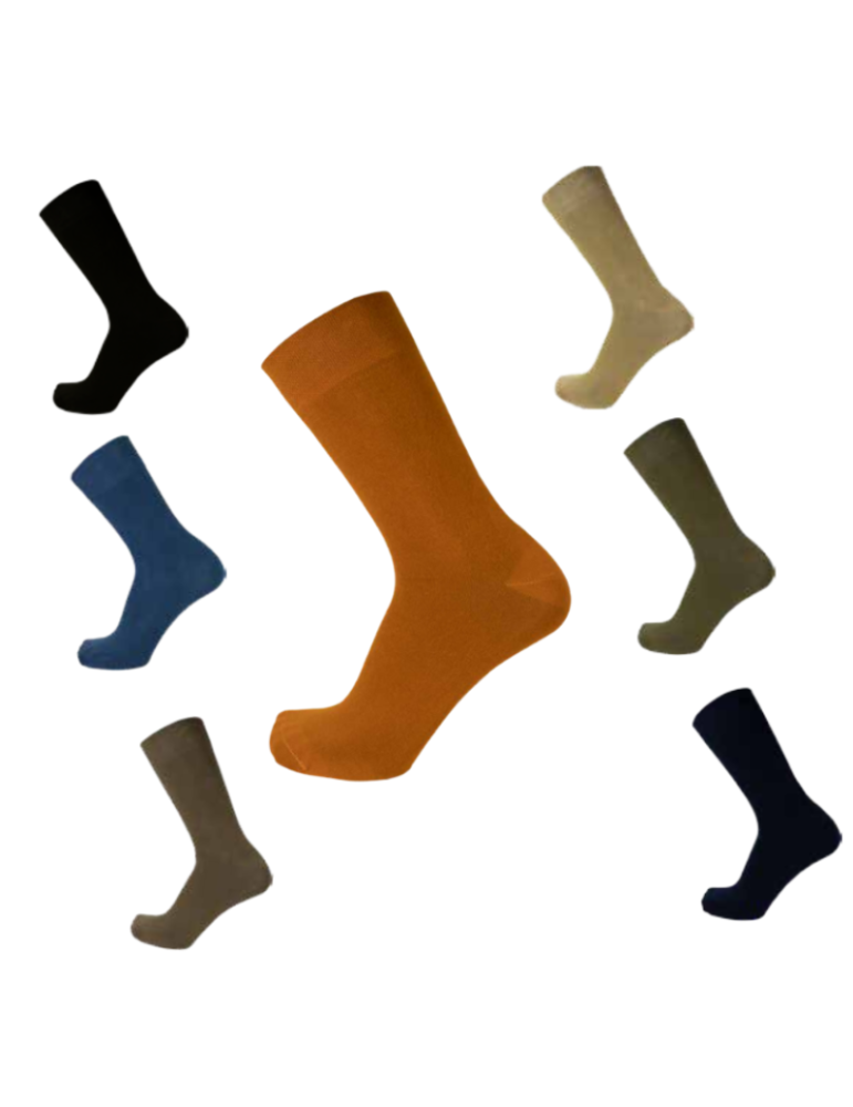 Chaussettes en coton bio sans couture Chaussettes en coton bio sans couture