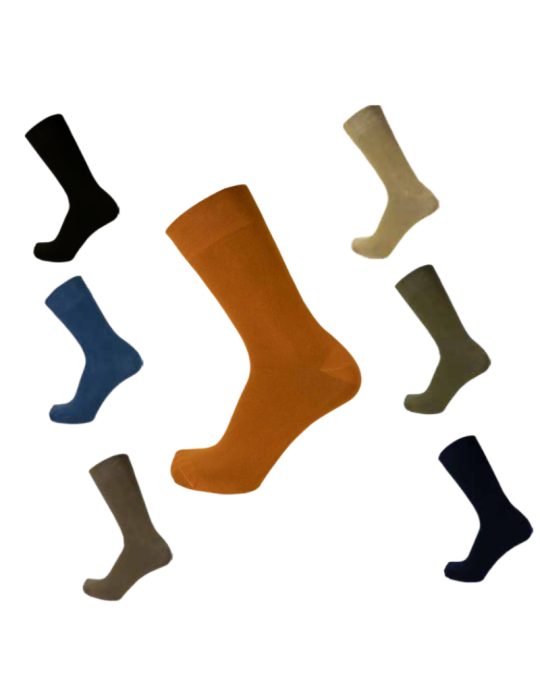 Chaussettes en coton bio sans couture Chaussettes en coton bio sans couture