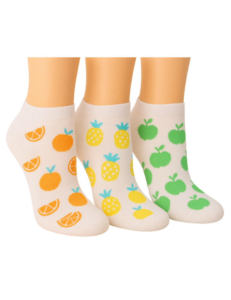 Chaussettes invisibles en bambou - Lot de 3 paires Chaussettes invisibles en bambou - Lot de 3 paires