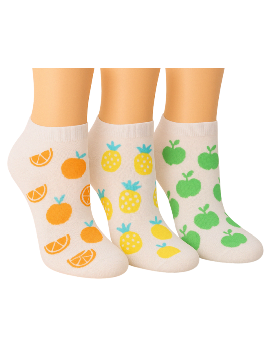 Chaussettes invisibles en bambou - Lot de 3 paires Chaussettes invisibles en bambou - Lot de 3 paires