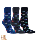 Chaussettes en bambou sans élastique - Lot de 3 paires