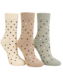 Chaussettes en bambou sans élastique -Lot de  3 paires