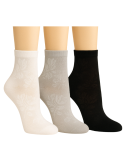 Socquettes courtes en bambou - Lot de 3 paires