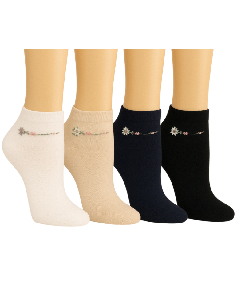 Chaussettes invisibles en bambou - Lot de 3 paires