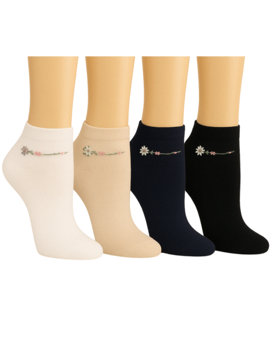 Chaussettes invisibles en bambou - Lot de 3 paires