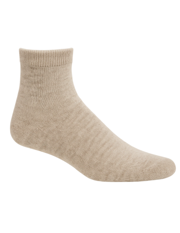 Socquettes en lin et coton