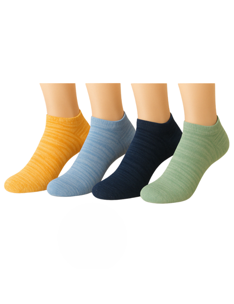 Socquettes de sport en coton - Lot de 2 paires