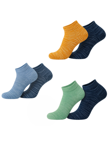 Socquettes de sport en coton - Lot de 2 paires 2