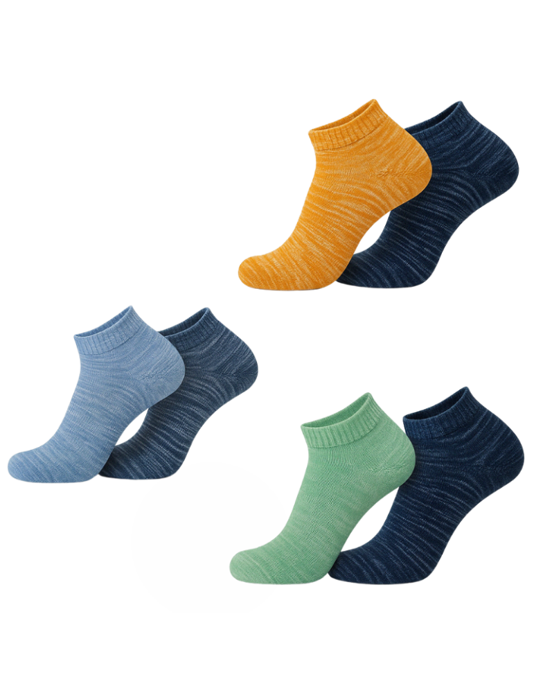 Socquettes de sport en coton - Lot de 2 paires
