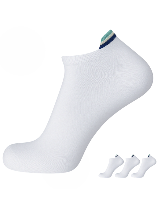 Chaussettes invisibles en coton - Lot de 3 paires Chaussettes invisibles en coton - Lot de 3 paires