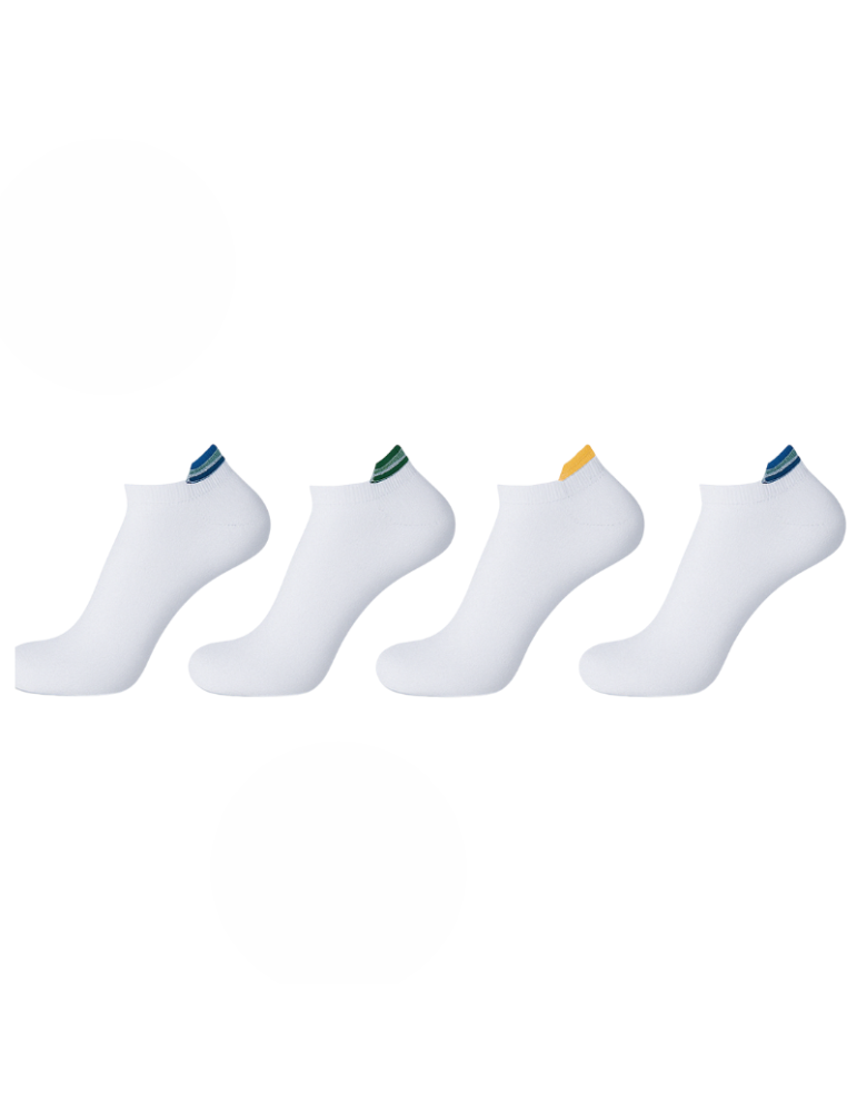 Chaussettes invisibles en coton - Lot de 3 paires