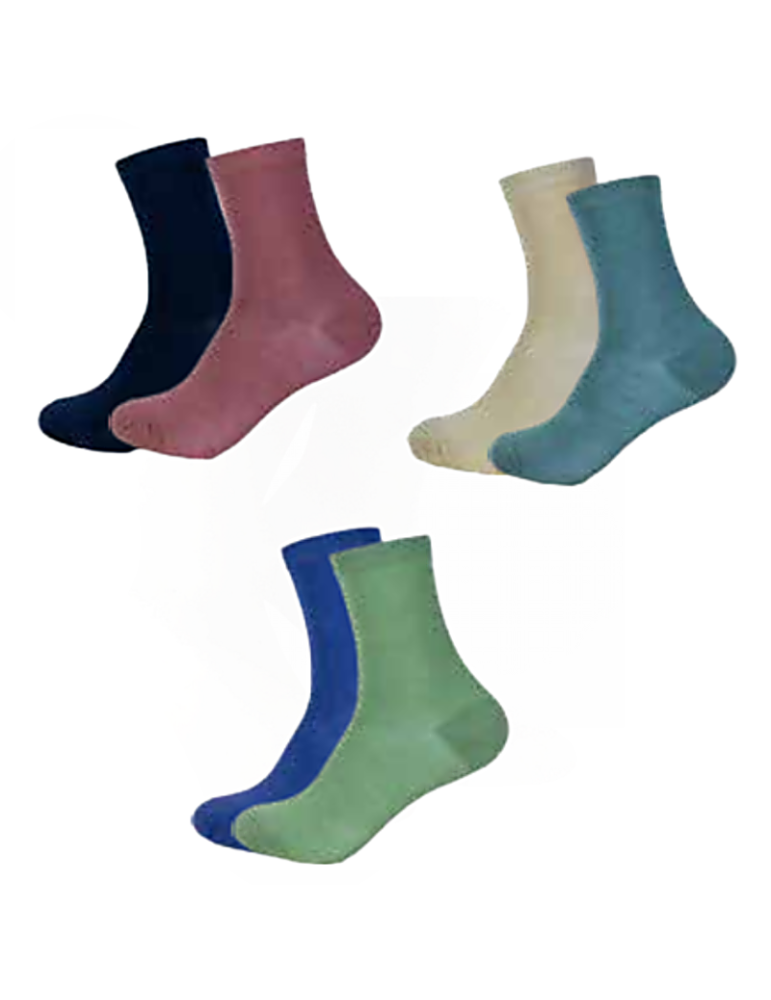 Chaussettes en bambou sans couture - Lot de 2 paires
