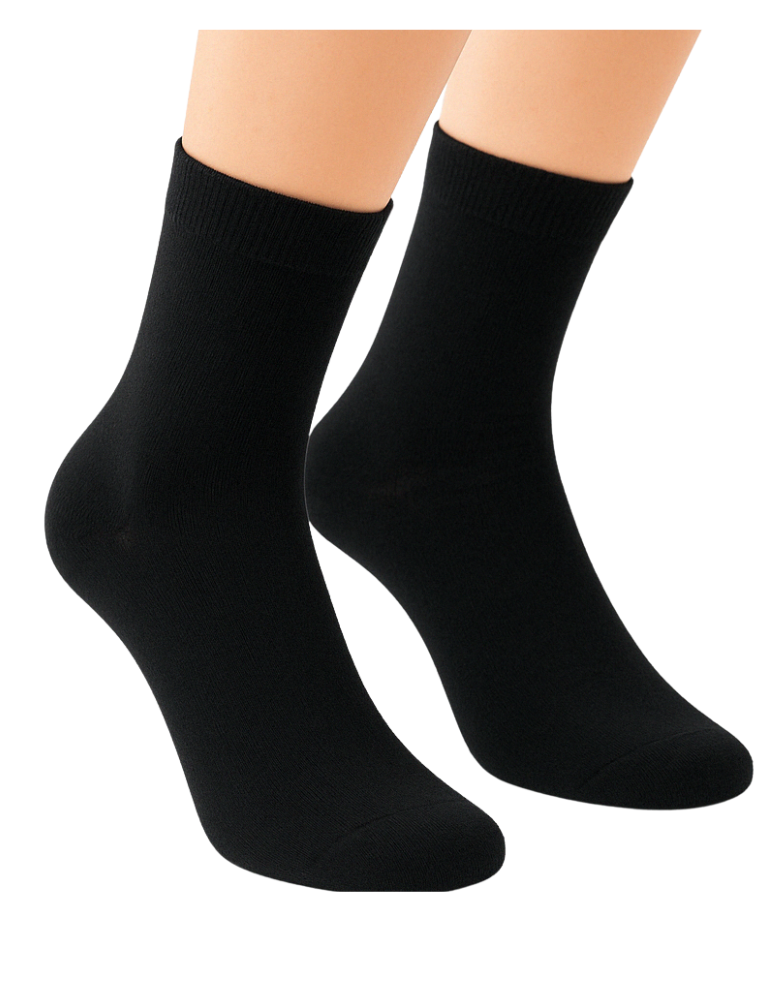 Chaussettes Diabétiques Hautes Homme/Femme - Sans Élastique, Sans Couture, Semelles Rembourrées | Pour Pieds Gonflés, Enceintes, Personnes Âgées - 6