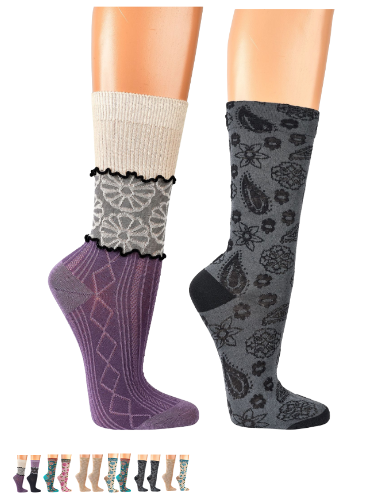 Chaussettes en coton - Lot de 2 paires