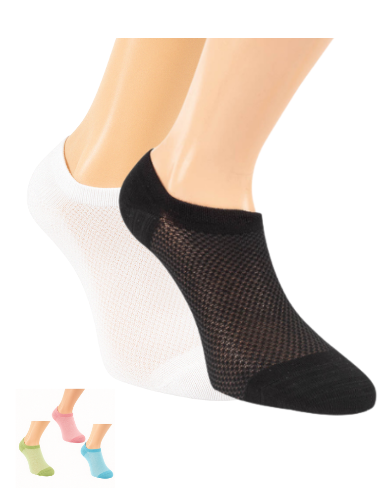 Chaussette invisible bambou femme