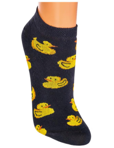 Chaussettes invisibles fun en coton - Lot de 2 paires 2