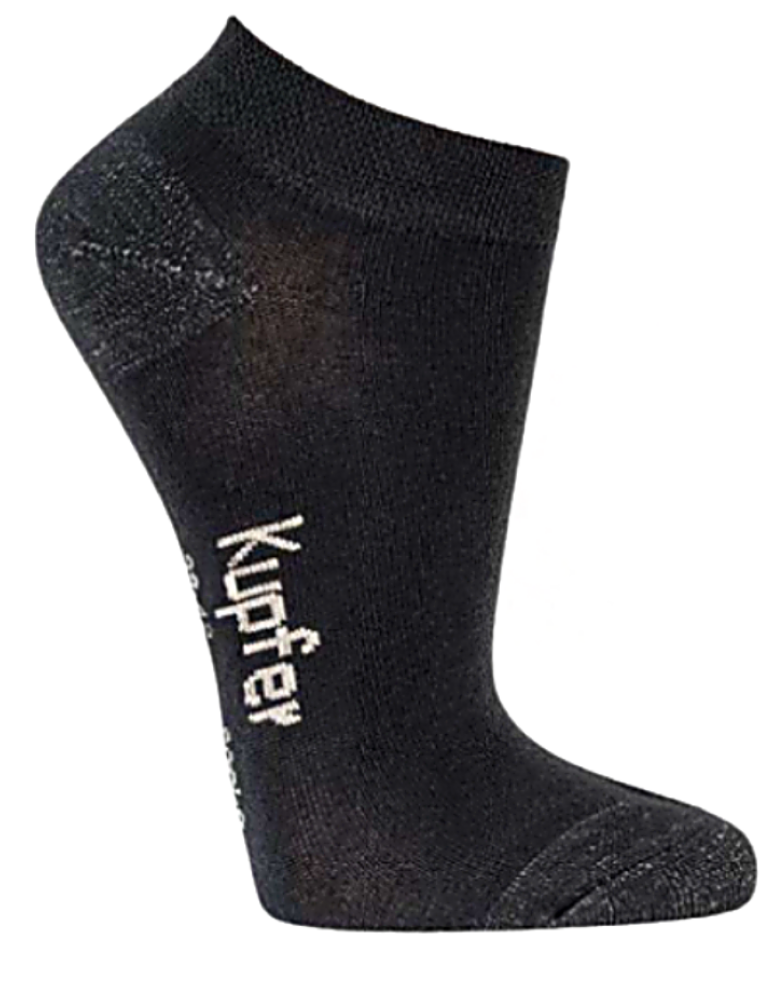 Chaussettes invisibles en bambou avec cuivre - Lot de 3 paires