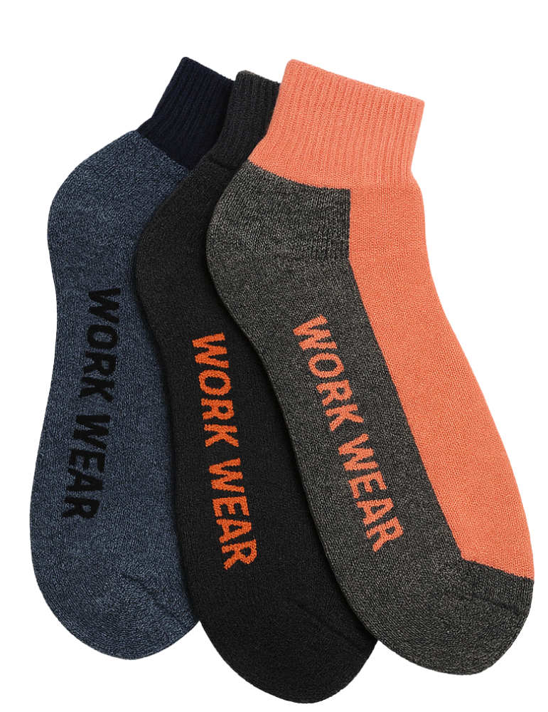 Socquettes de travail femmes en coton - Lot de 3 paires Socquettes de travail femmes en coton - Lot de 3 paires