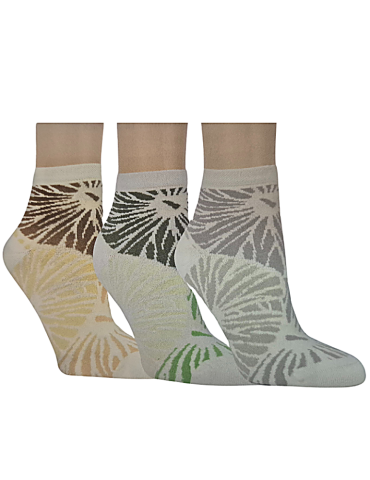 Socquettes courtes en bambou - Lot de 3 paires