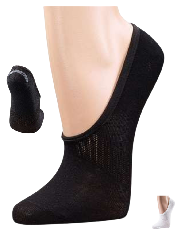 3 paires de chaussettes invisibles homme et femme en bambou