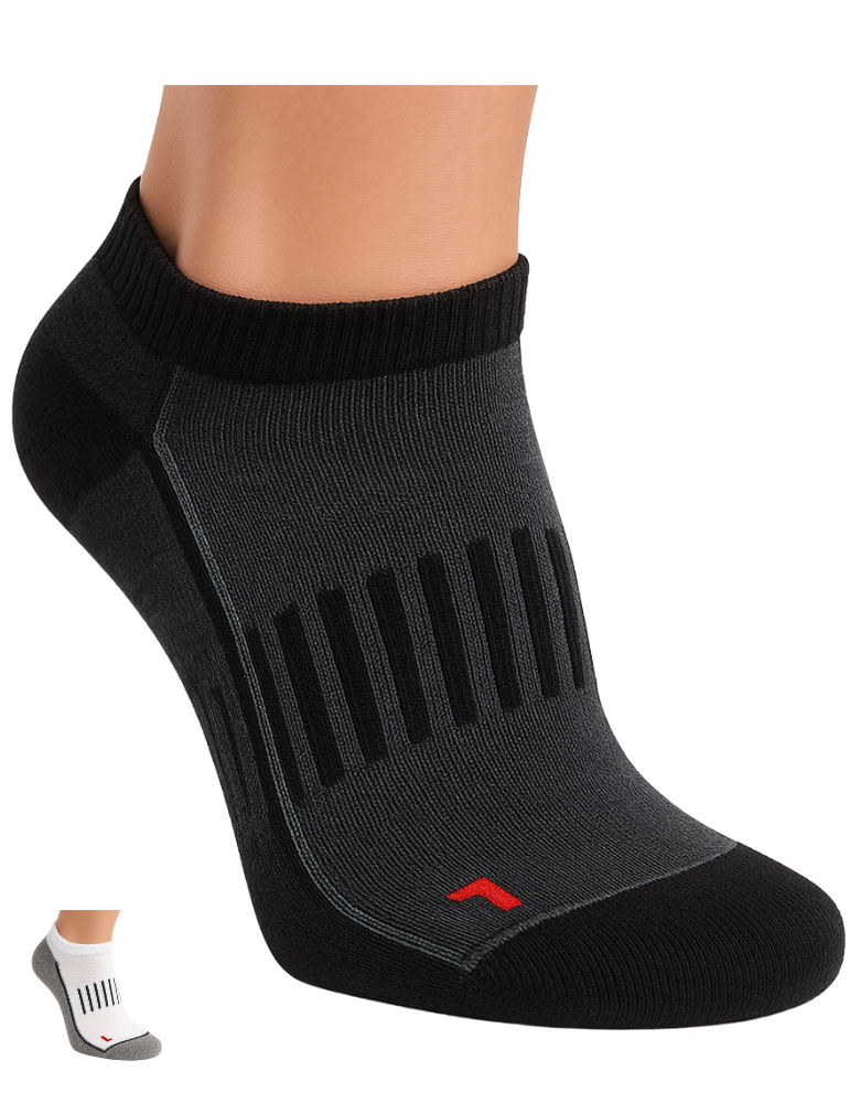 3 paires de chaussette invisible de sport mixte