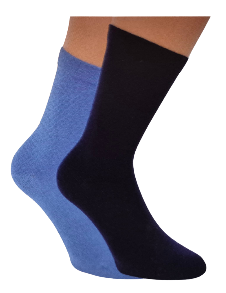 Chaussettes adaptées aux diabétiques - lot de 2 paires