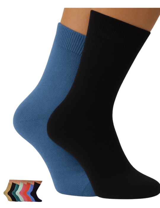 Chaussettes adaptées aux diabétiques - lot de 2 paires Chaussettes adaptées aux diabétiques - lot de 2 paires