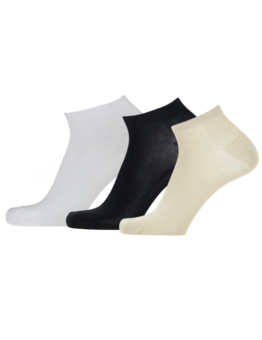 Chaussettes invisibles en coton bio - Lot de 2 paires