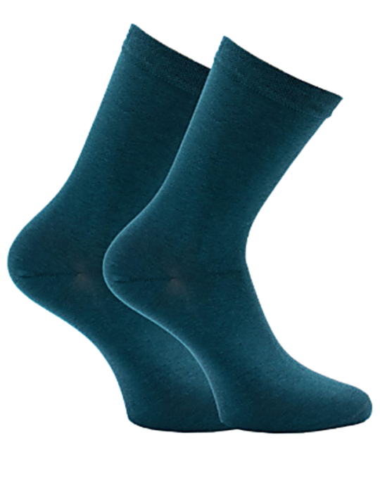 Chaussettes bambou et coton sans élastique - Lot de 2 paires