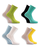 Chaussettes en coton et bambou sans élastique - Lot de 2 paires