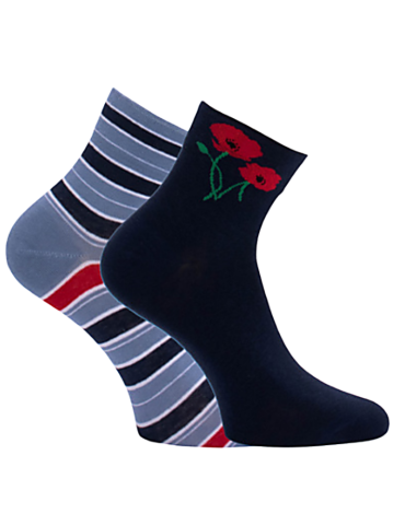 Socquettes en coton - Lot de 2 paires 2