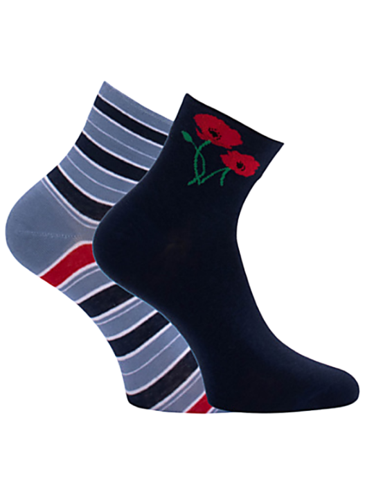 Socquettes en coton - Lot de 2 paires Socquettes en coton - Lot de 2 paires