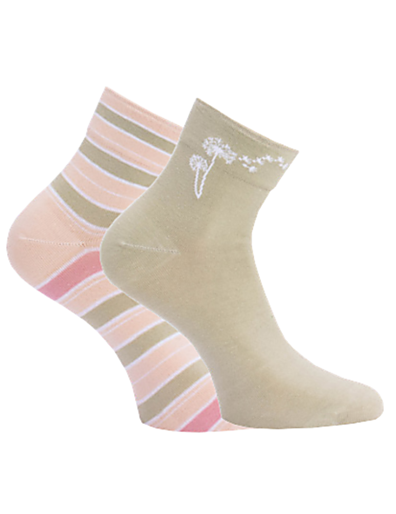 Socquettes en coton - Lot de 2 paires