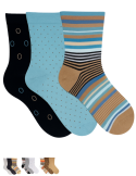 Chaussettes en coton sans élastique - Lot de 3 paires