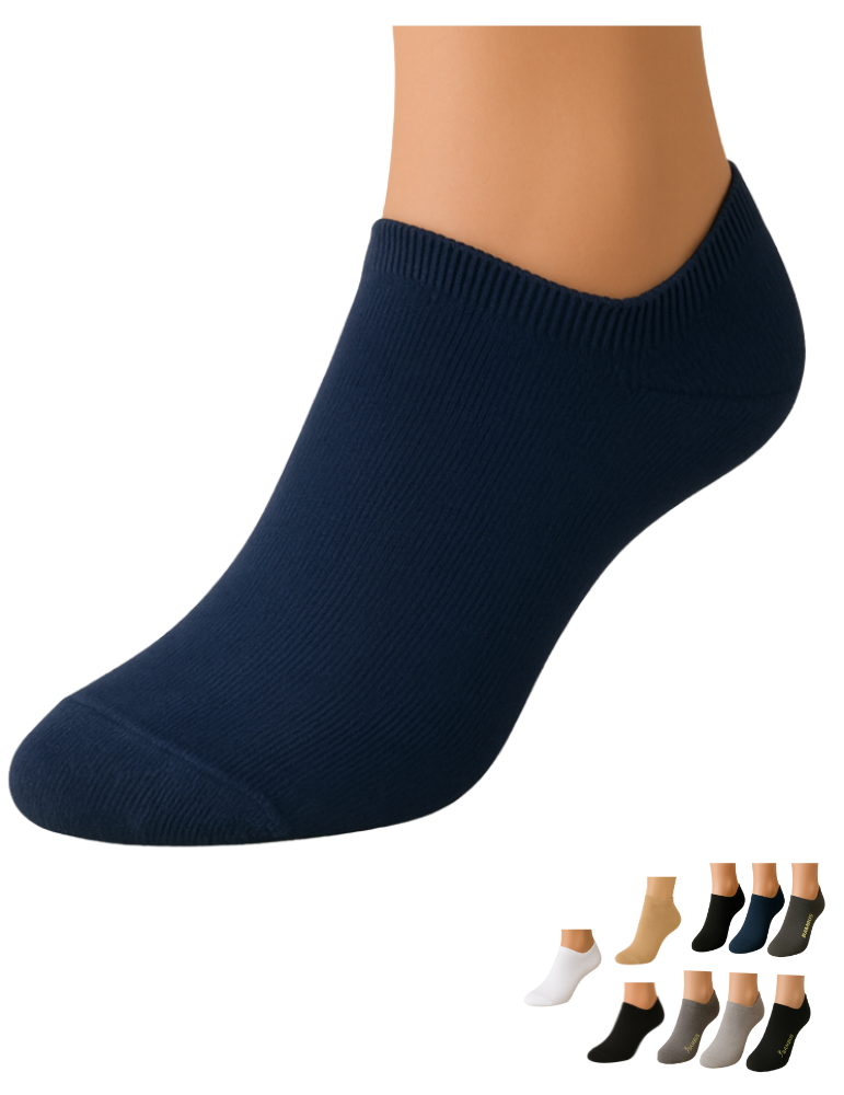 Chaussettes courtes en fibre de bambou - 3 paires Chaussettes courtes en fibre de bambou - 3 paires