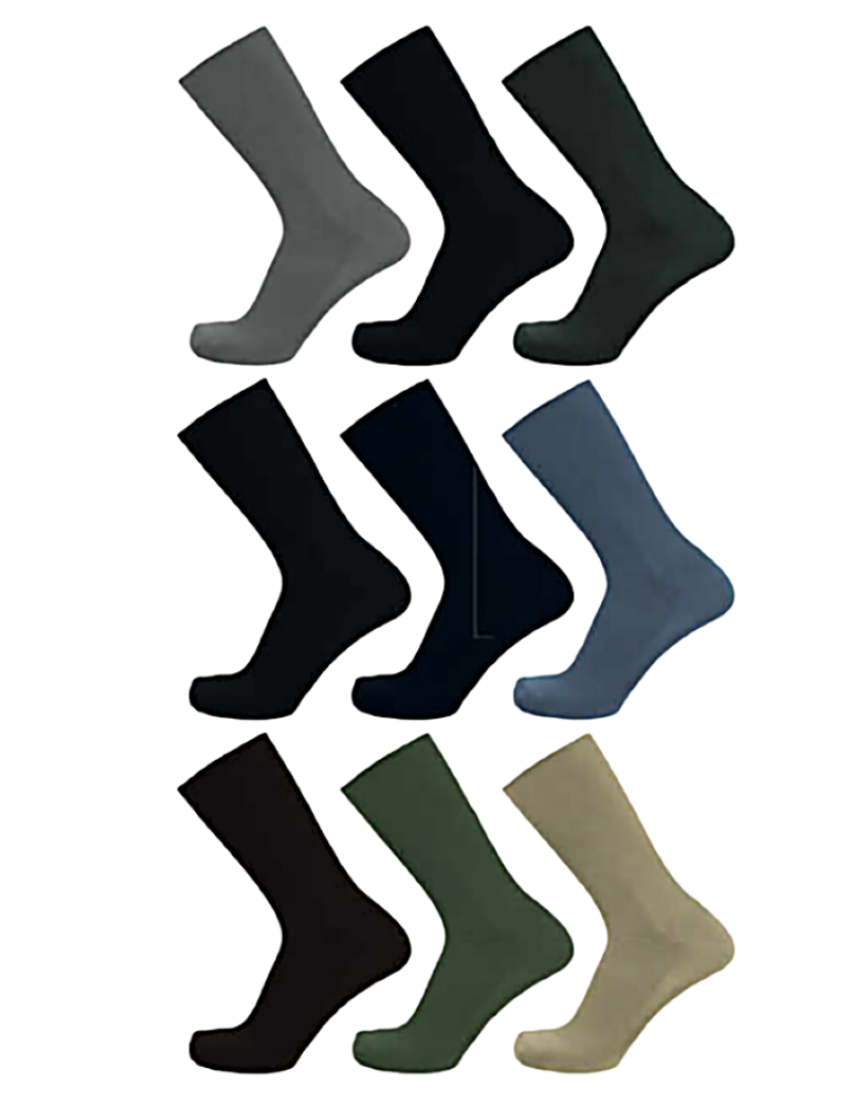 Chaussettes coton fil d'Écosse sans élastique - Lot de 2 paires